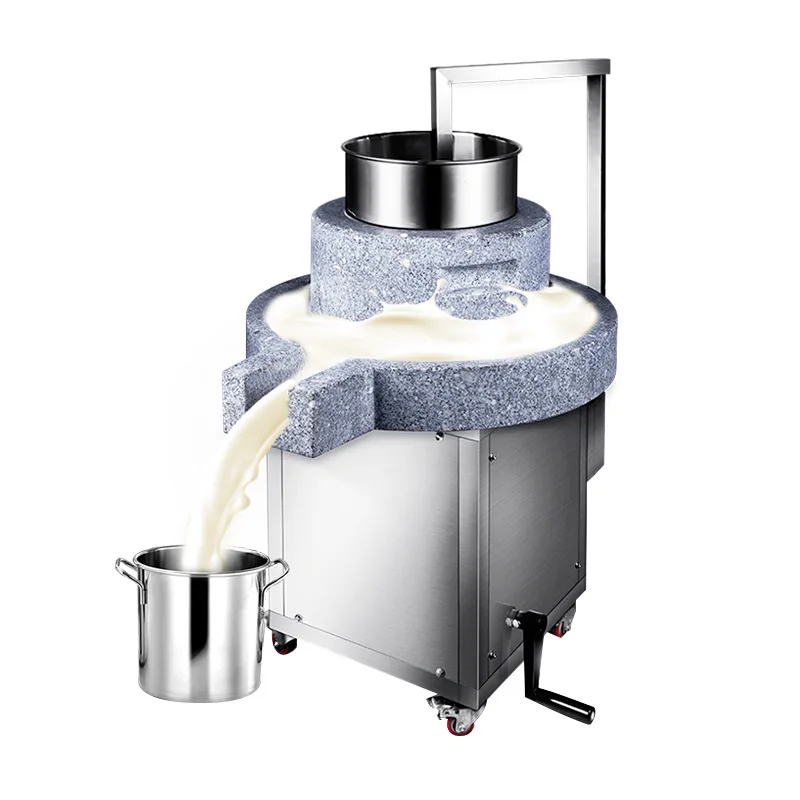 Automatyczny młyn kamieniowy 220V do ryżu i maszyna do produkcji kału, nowy, maszyna do pulpy.