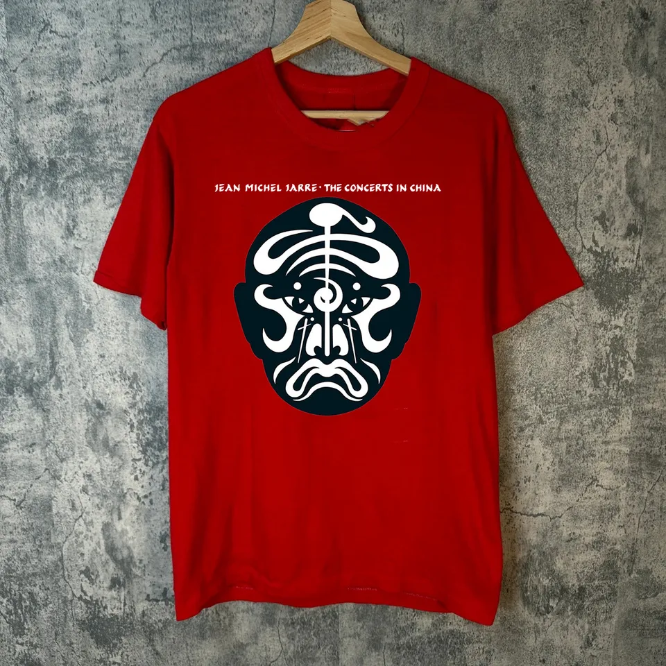Jean-Michel Jarre Les Concerts en Chine T Shirt Full Size S-5XL