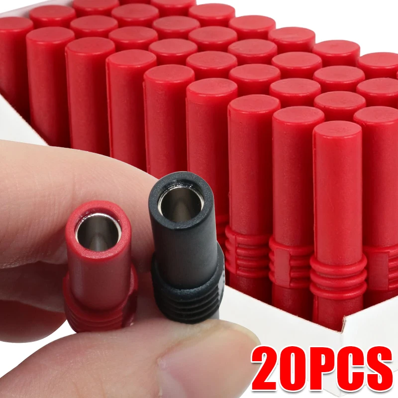

Insulated 4mm Banana Plug Coupler Female To Female Socket Jack Connectors Extension Adapters Electrical Testing Banana Plugs