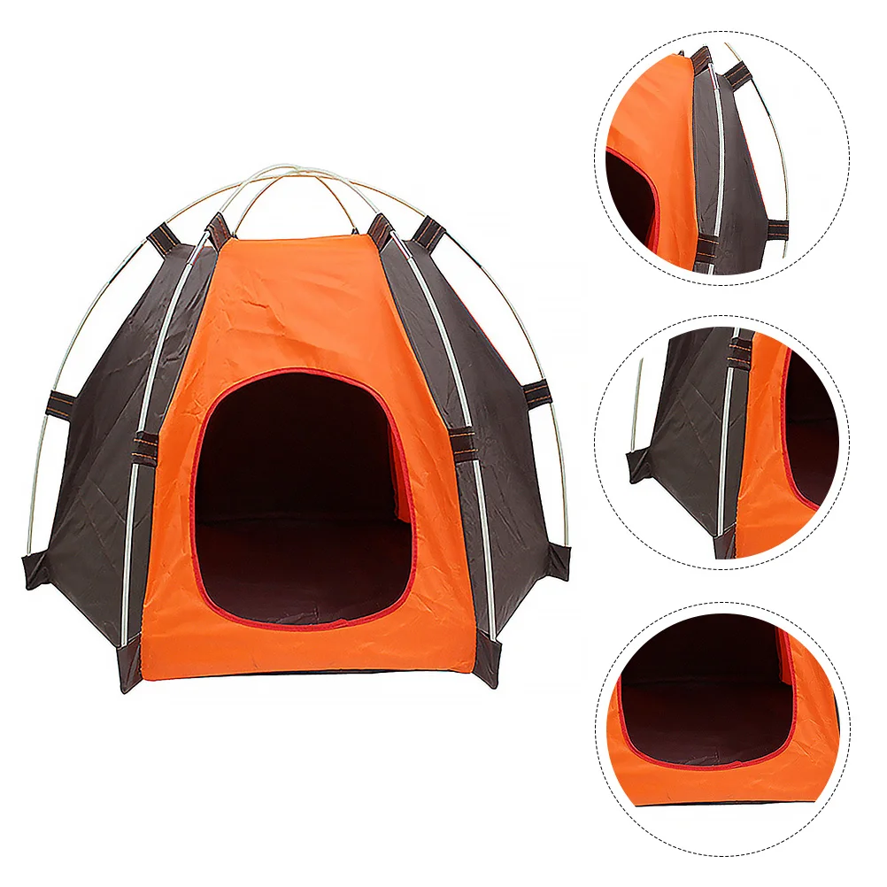 

Outdoor Pet Nest Portable Tent Waterproof Cat for outside Sun Protection Bed Bedding Teepee