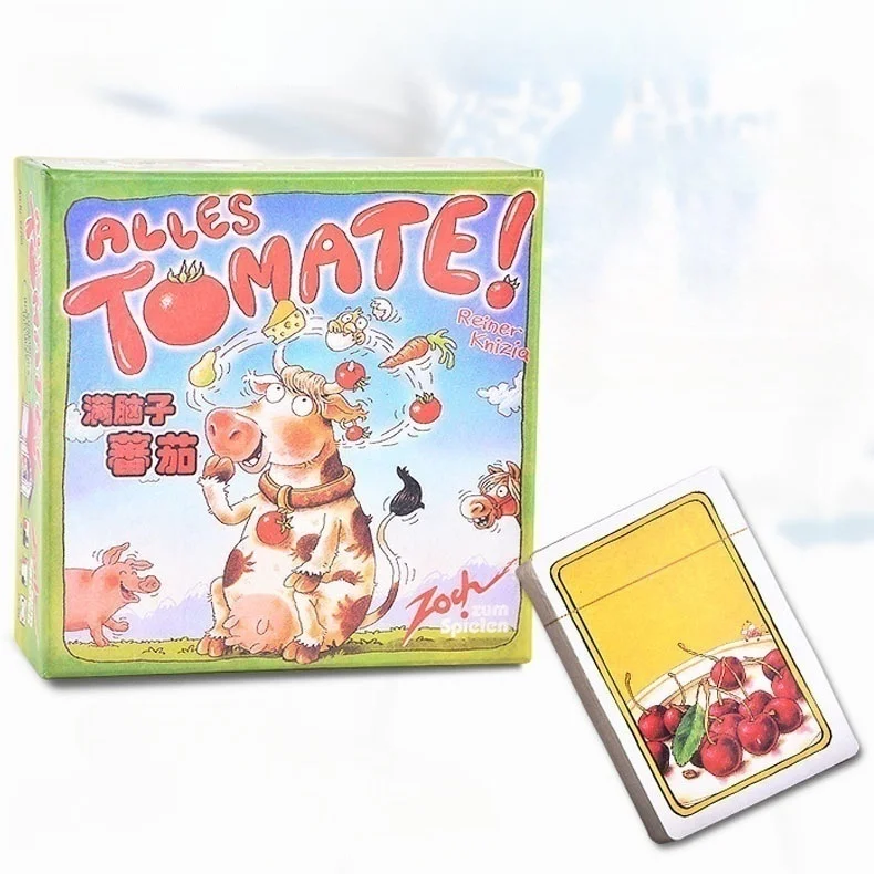 Alles Tomate-Juego de mesa para 2-8 jugadores, juego de mesa divertido para Familia/Fiesta, entretenimiento para amigos, juego de cartas