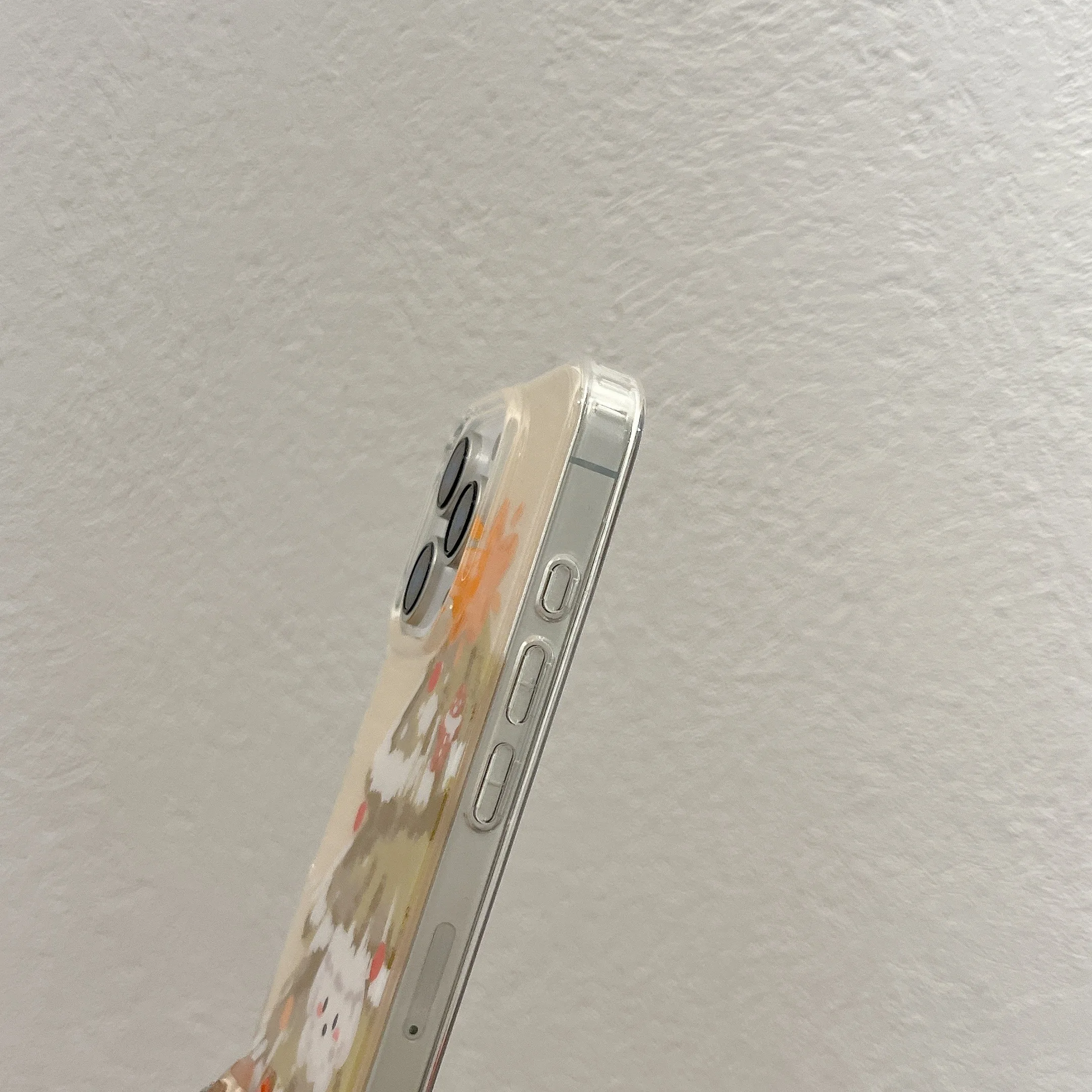 Casing HP iPhone 17 16 15 14 13 Pro Max dengan Gantungan Lonceng Pom-pom Bulu Anjing Natal