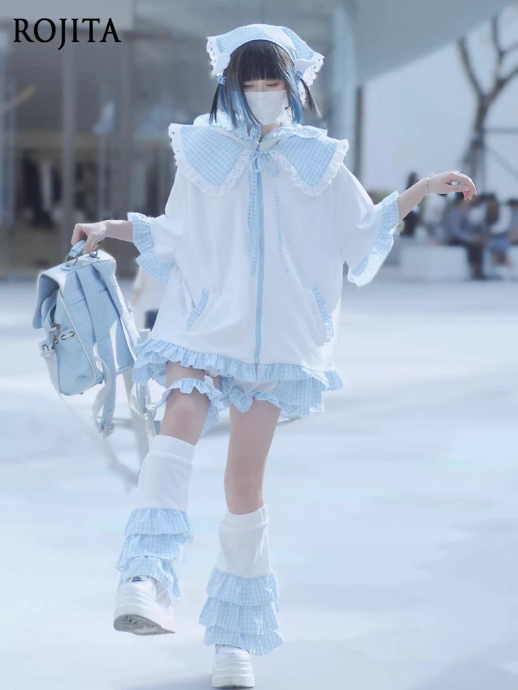 

Original Design Mass-produced Water Color Short-sleeve Outfit Set Culture Cute Otaku Pumpkin Pants 2026 Summer New