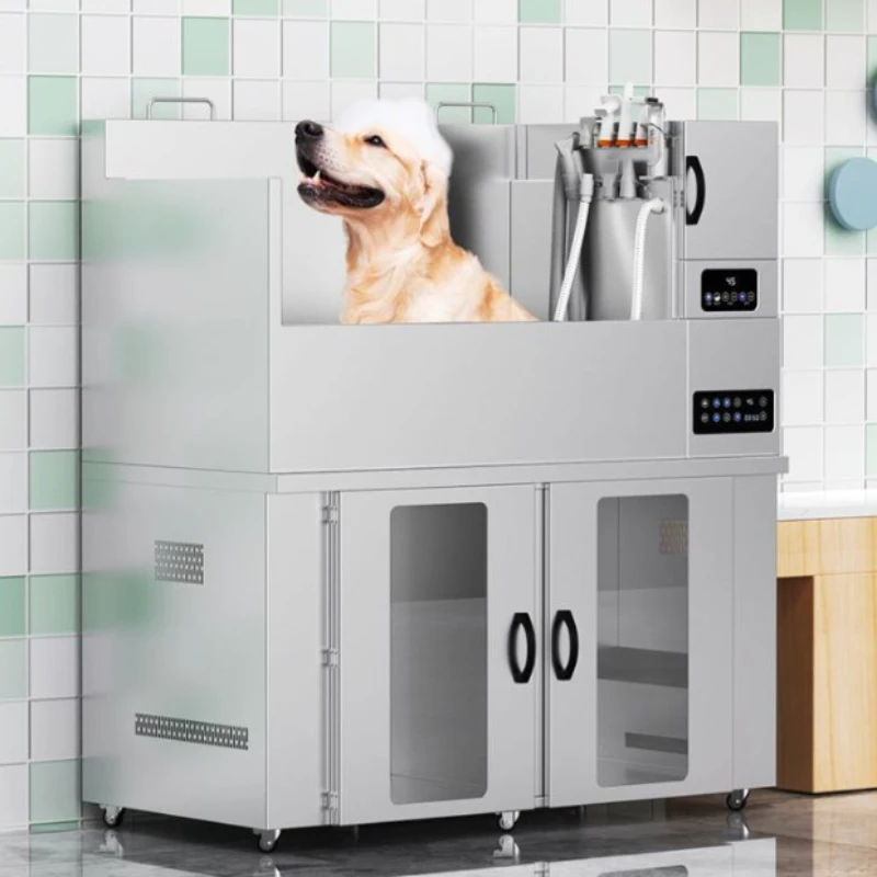 Commercial Pet Multifunctional Bathing and Grooming Machine Large Capacity Pet Drying Box Cats Dogs Intelligent Blow Drying