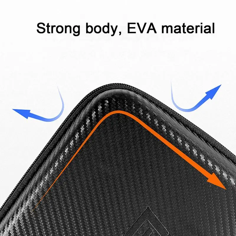 Table Tennis Racket Bag EVA Square Shaped Handbag Racket Box Hard Portable Sports Waterproof Training Ping-Pong Case