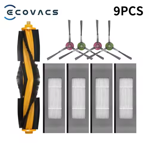 ECOVACS Deebot T8 AIVI T9 AIVI N8 Pro AIVI N9 N10 N10 Plus Accessories Main brush, side brush, filter, dust bag,Hepa Filter - Image 24