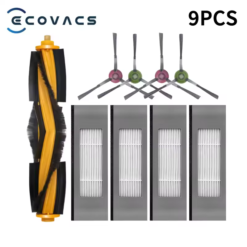ECOVACS Deebot T8 AIVI T9 AIVI N8 Pro AIVI N9 N10 N10 Plus Accessories Main brush, side brush, filter, dust bag,Hepa Filter - Image 24
