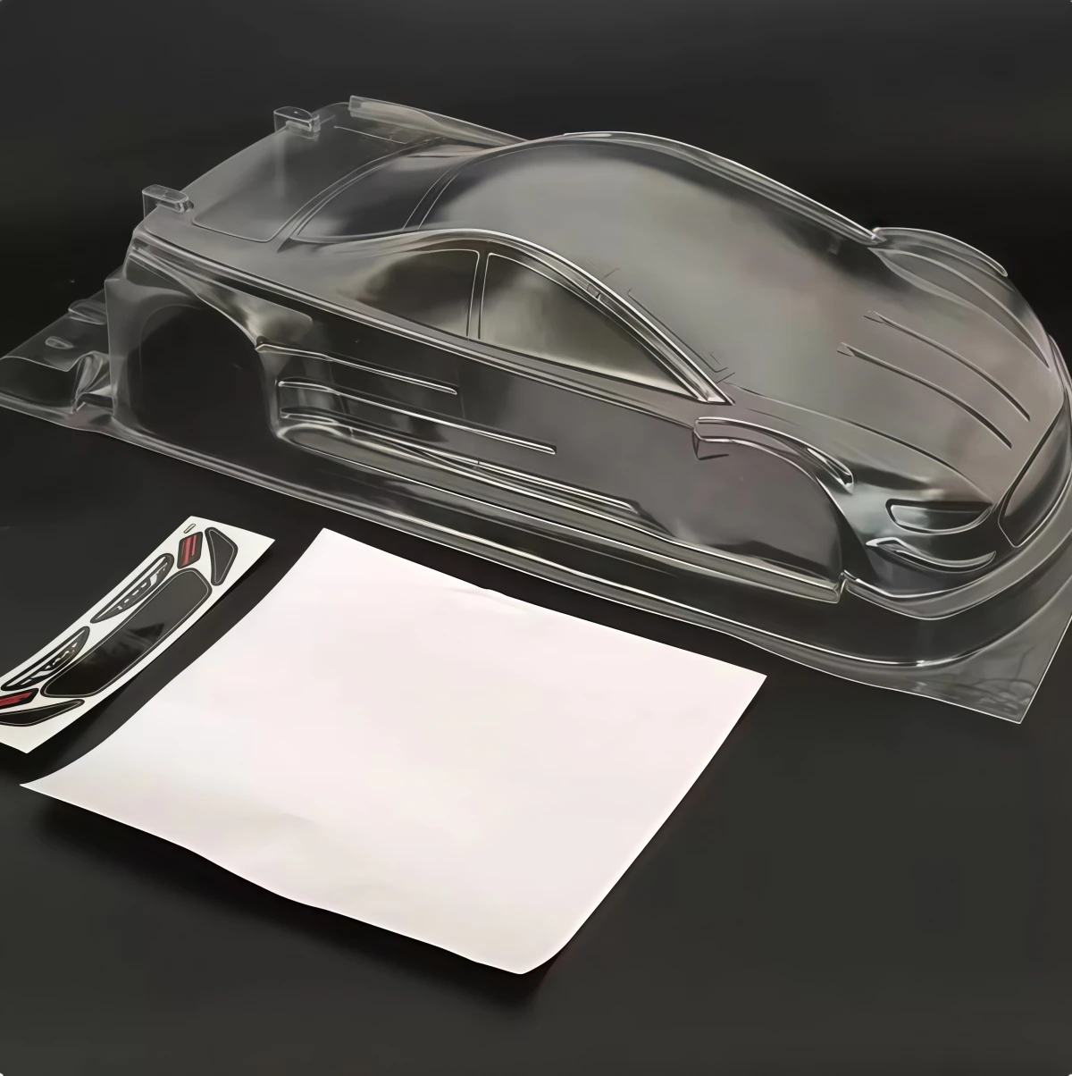 0427 Zenith 1/10 Touring Car Clear PC Body Shell 190mm With Rear Spoiler For 1/10 RC Electric Touring Car Upgrade Parts