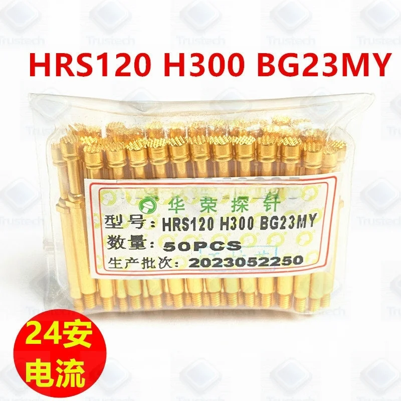 Original 10PCS HRS120 H300 BG23MY High Current Probes with 24A Test Probes R113-30-M2 Current Plug Set