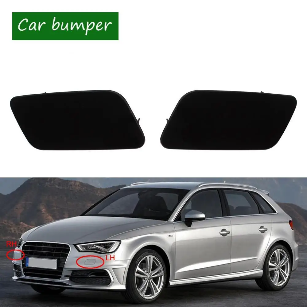 

Front Bumper Headlight Headlamp Washer Spray Nozzle Jet Cover Cap For Audi A3 2012 2013 2014 2015 2016