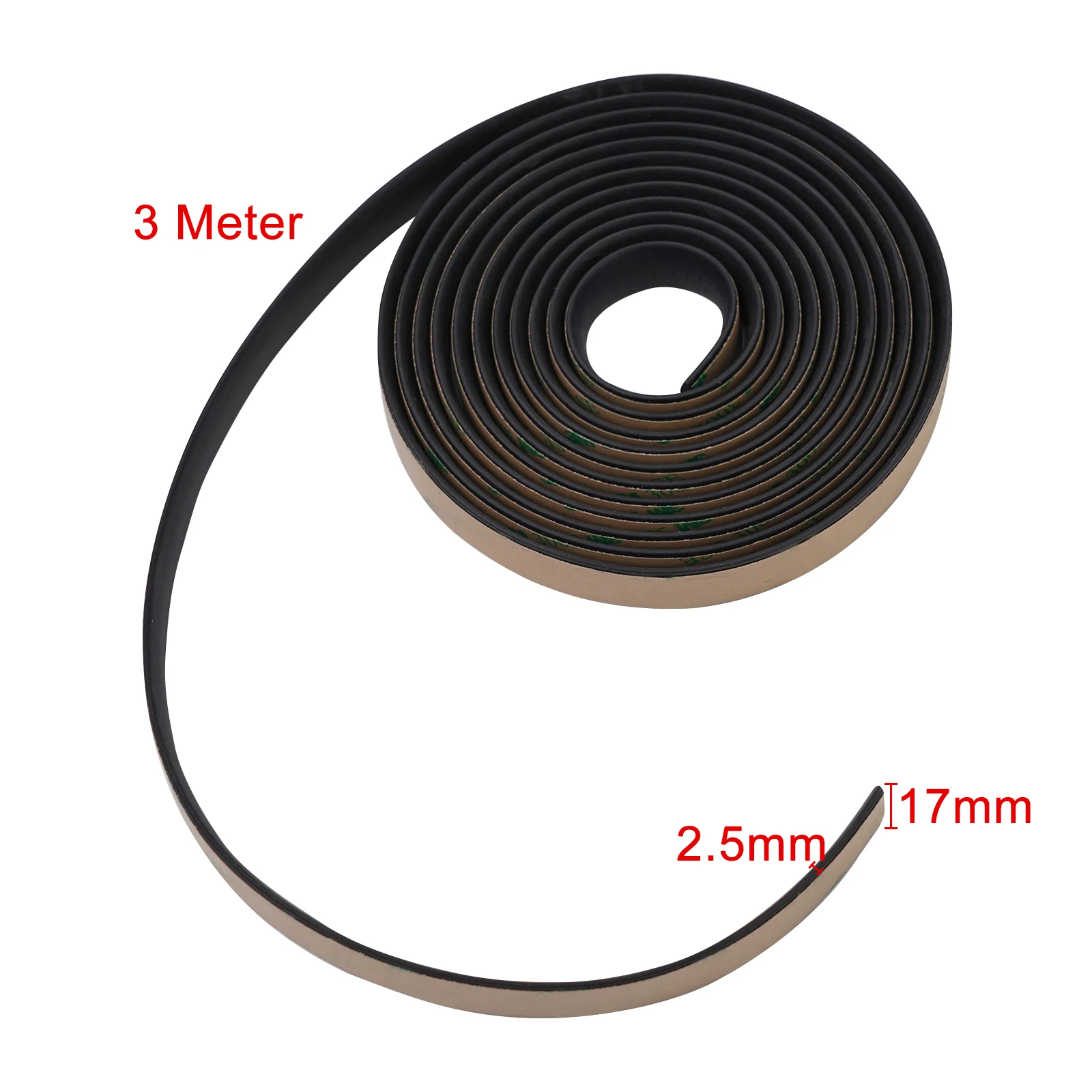 High Quality New Sealing Strip Skylight Moulding Sunroof Quarter Trim Windshield Seal 3 Meters Decoration Rubber