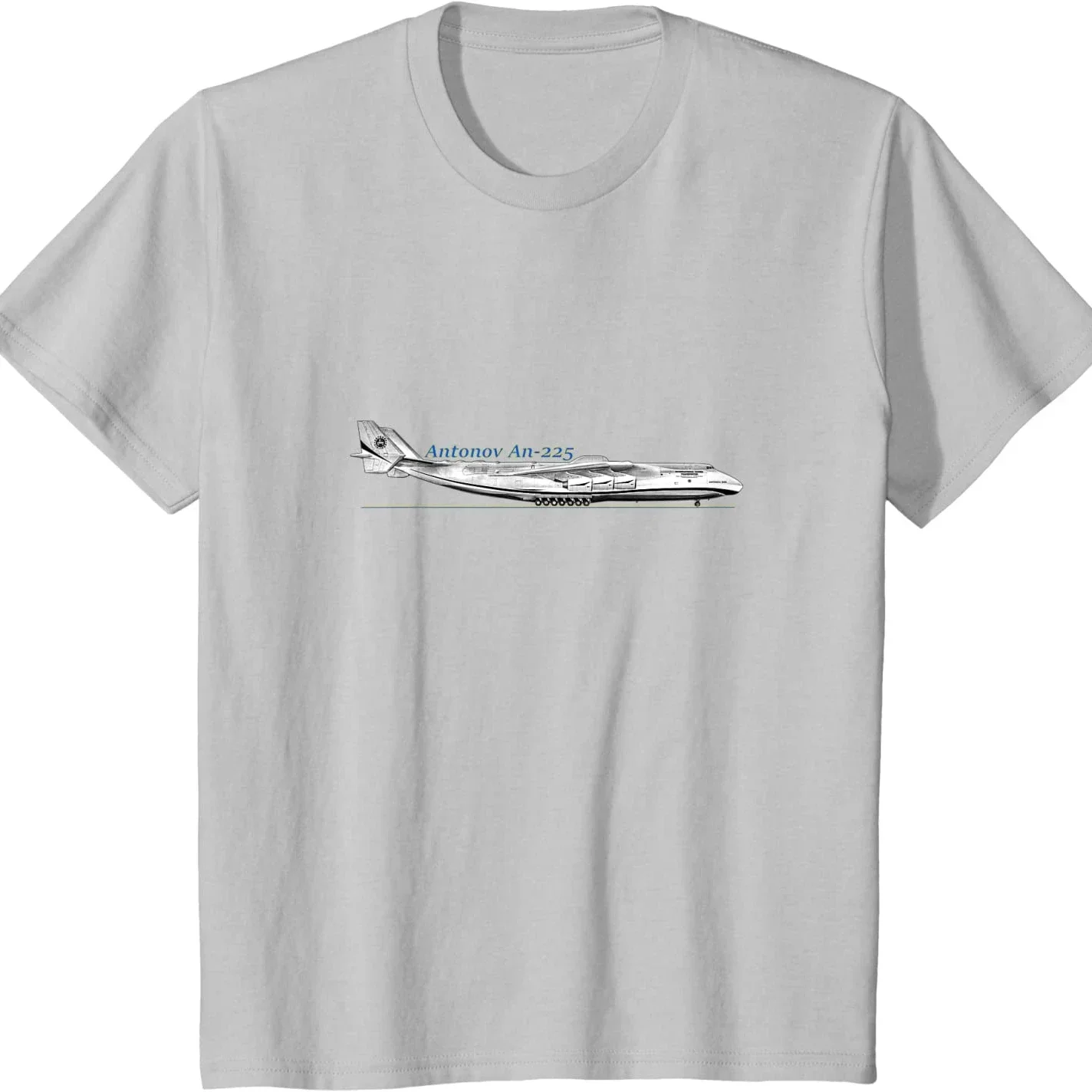 Ukraine Antonov AN-225 Mriya Strategic Cargo Aircraft T Shirt. Short Sleeve 100% Cotton Casual T-shirts Loose Top Size S-3XL