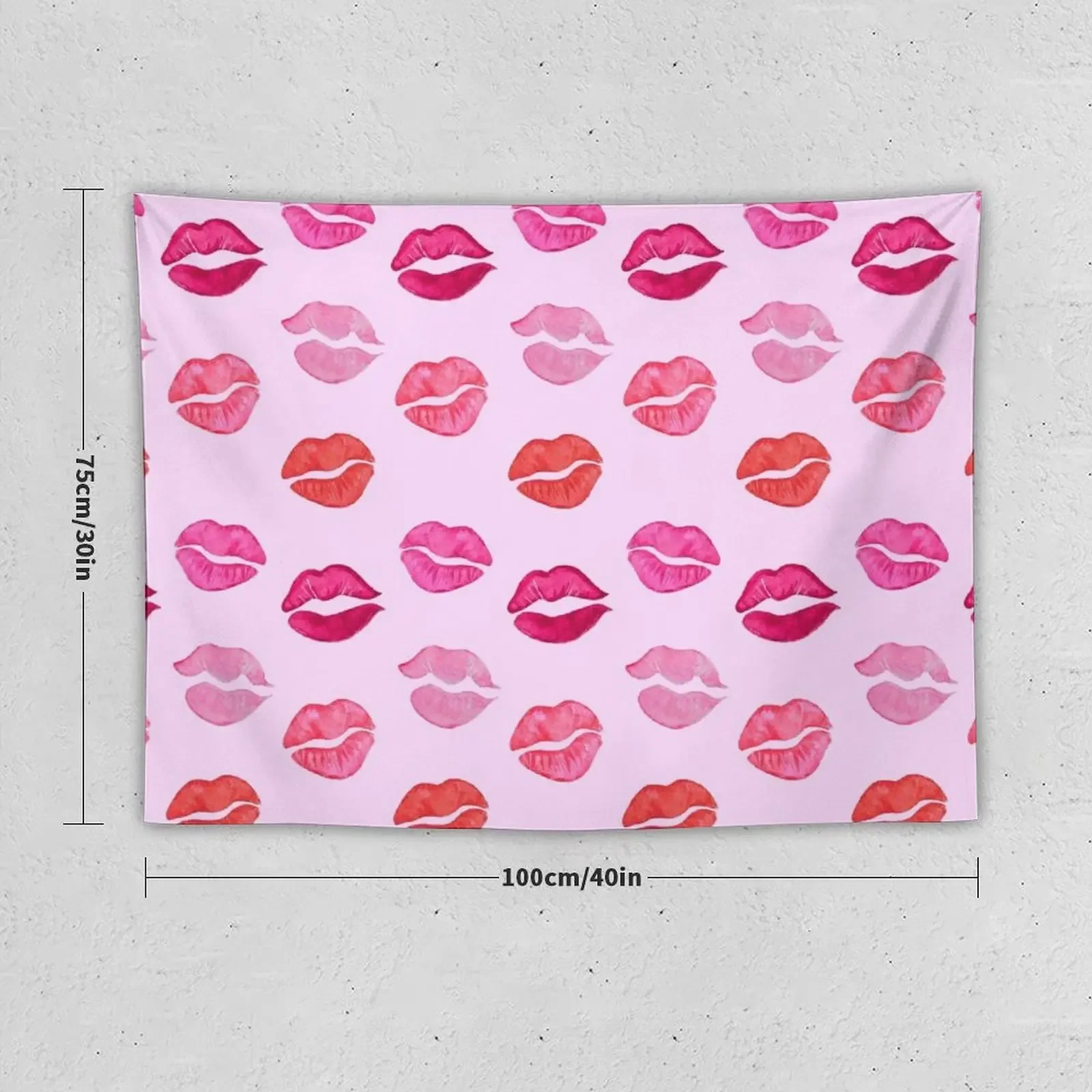 Love lips Tapestry Room Decoration Aesthetic Decorative Wall Tapestry