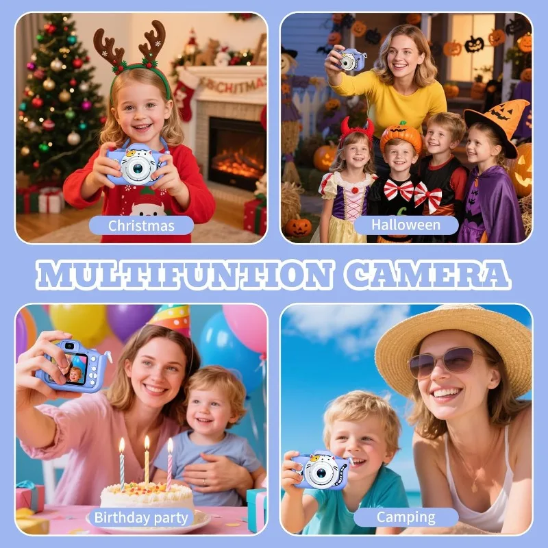 Kids Camera for Girls Boys Christmas Birthday Festival Gift for Kids,Digital Camera for Toddlers Toys