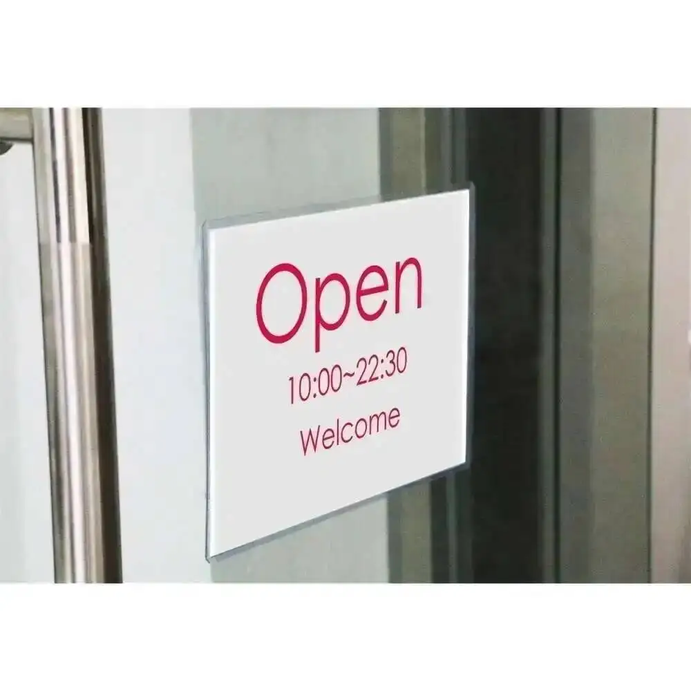 

20pcs A4 Clear Label Holder Card Protector Blocking Cardholder Sleeve Skin Case Covers Protection Sign Case