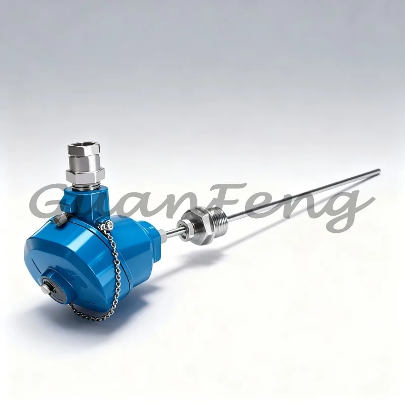 WZPK-335 / WZPK-336 Automatic Armored PT100 Temperature Sensor, Φ6*250mm Thermal Resistance Probe