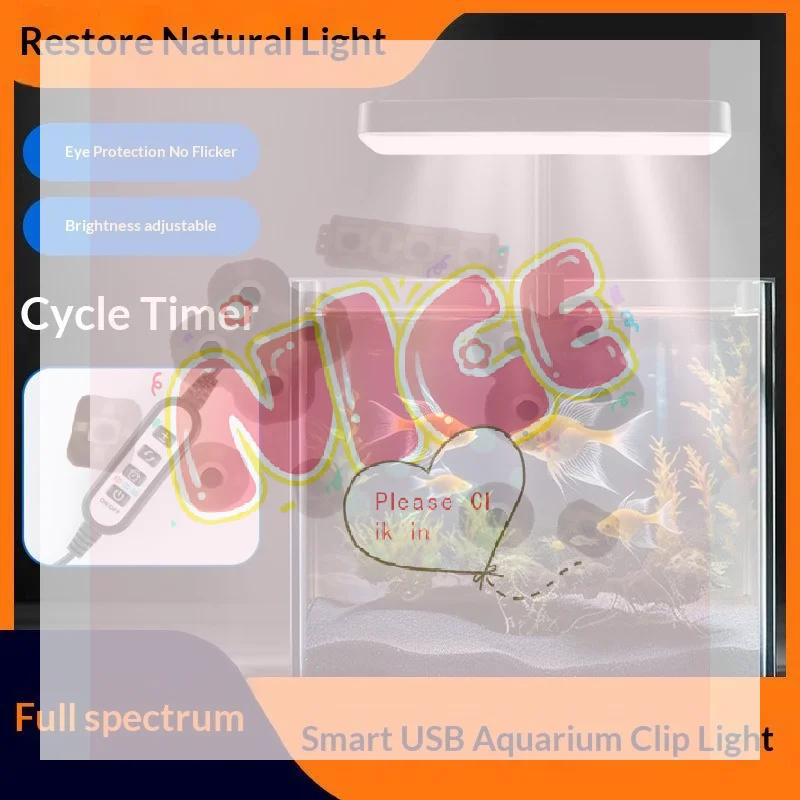 Planted Aquarium Cycling - 【BA】Led Waterproof Aquarium Light 360 Adjustable