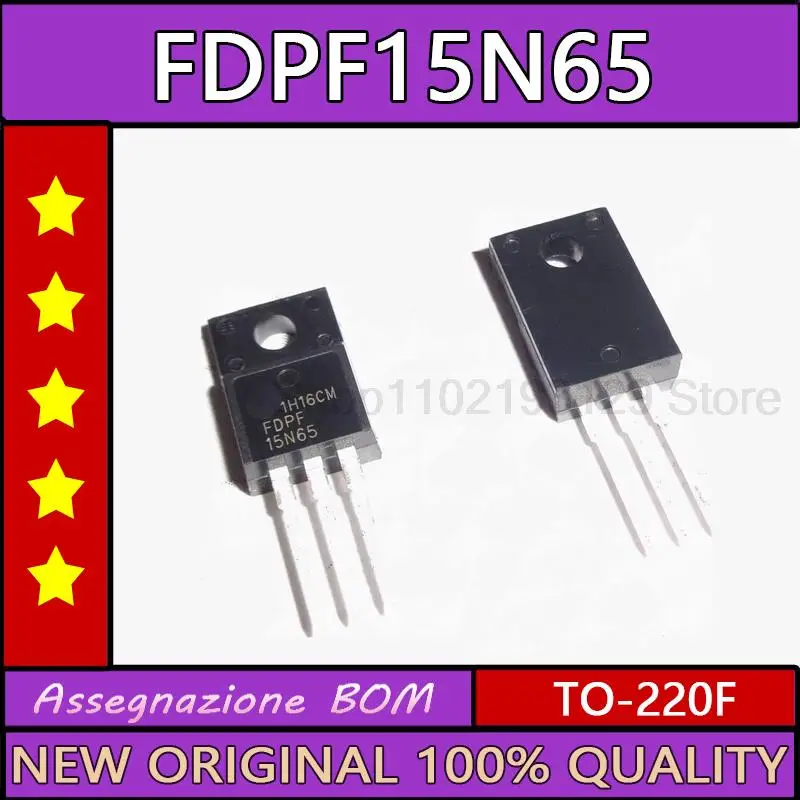 10PCS/LOT FDPF15N65 BRAND NEW ORIGINAL IMPORTED 15N65.