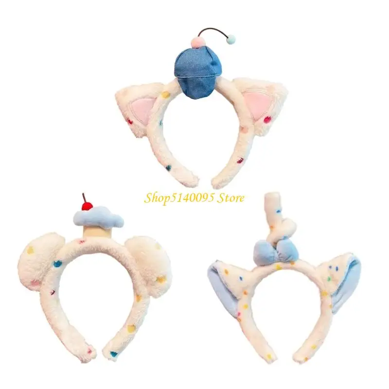 

DXAE Furry Kitten Ears Headbands For Role Play Costume Parties Halloween Christmas