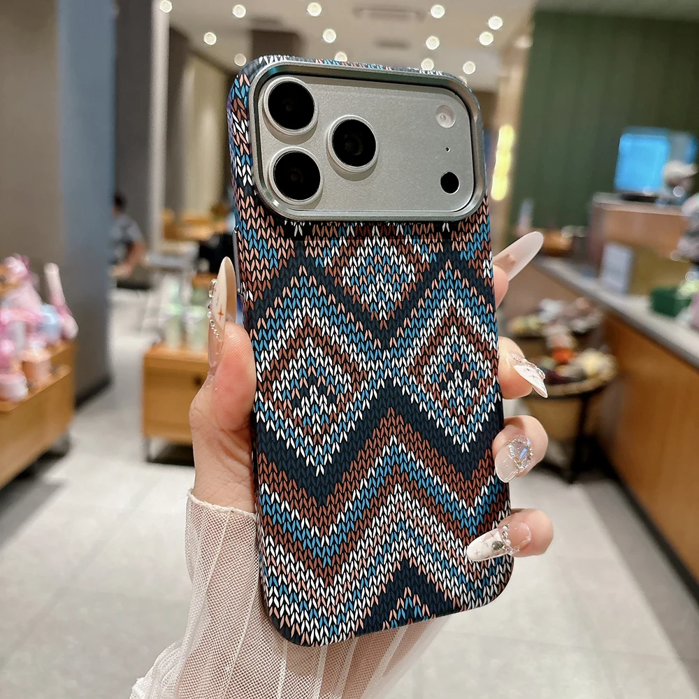 Kohlefaser-Textur Magnetische Hülle für iPhone 17 16 15 14 13 Pro Max Air Ultradünne Legierungs-Linse Kabelloses Laden für Magsafe Cover – Detail 7