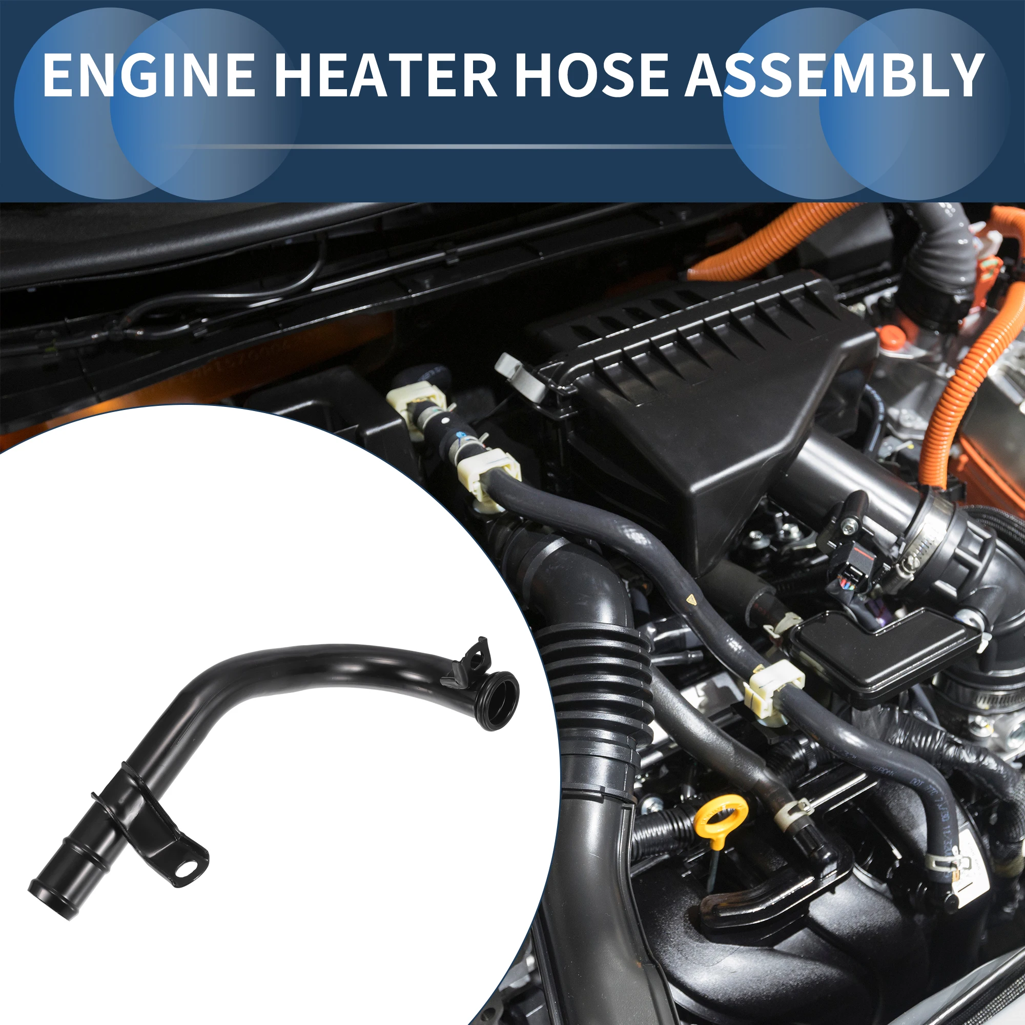 

UXCELL Engine Heater Hose Assembly Water Pump Tube No.04781608AC for Dodge Caravan 3.3L 2001-2007 for Chrysler Voyager 3.3L
