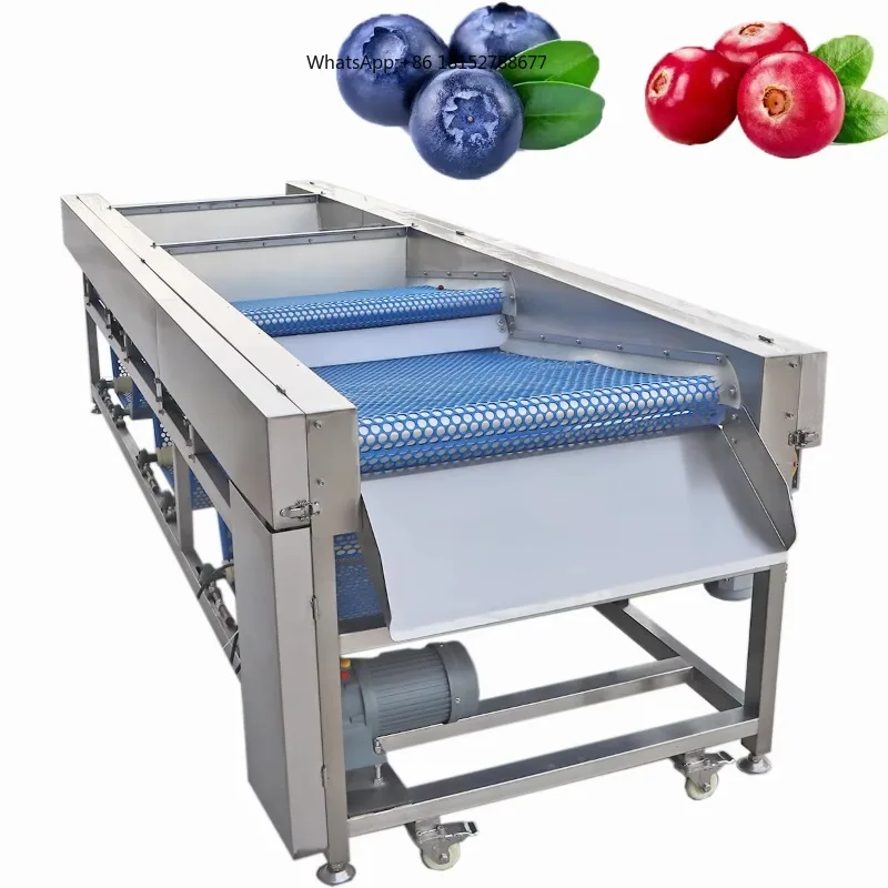 3 Grades High Precision Vegetable Fruit Grading Sorting Machine Cucumber Eggplant Pepper Low Maintenance Energy Saving