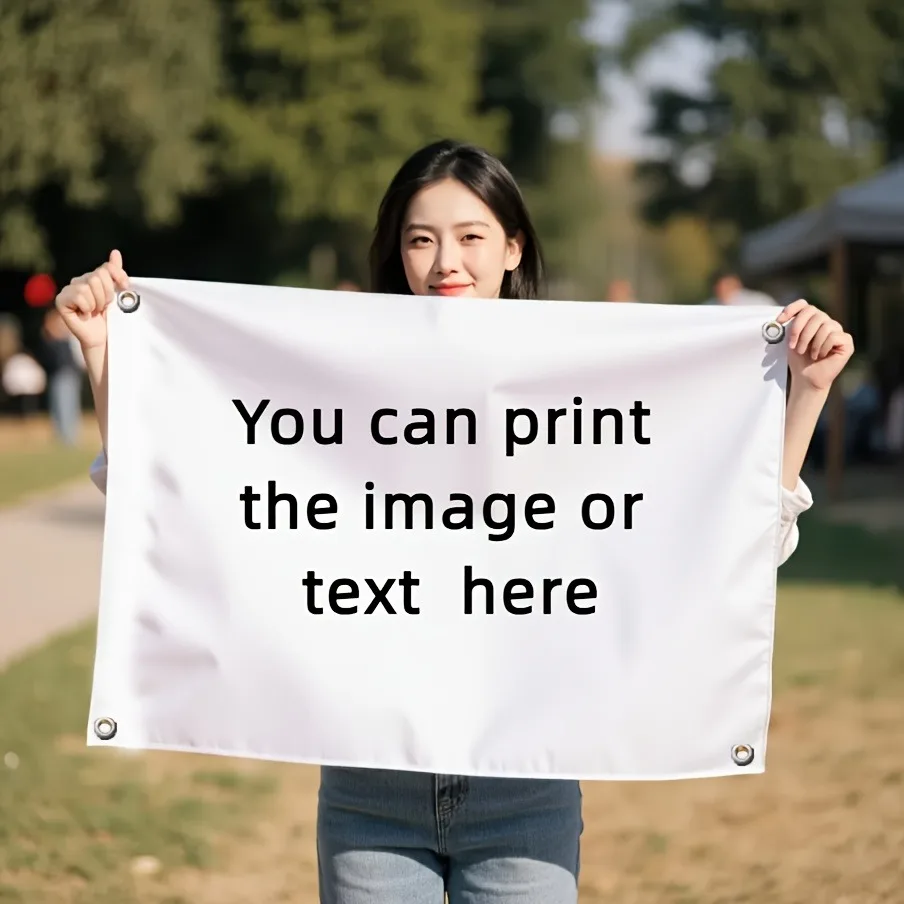 Custom Wall Tapestries, Personalized with Your Choice of Single-Sided Banners, Patterns, and Company Logos.