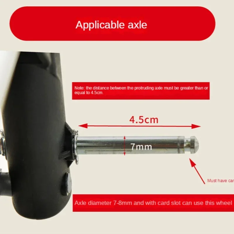 EVA Wheel for Shopping Cart, Wear Resistant Non-slip Damping Wheels, Metal Bearing Diameter 20cm, Durable Replacement