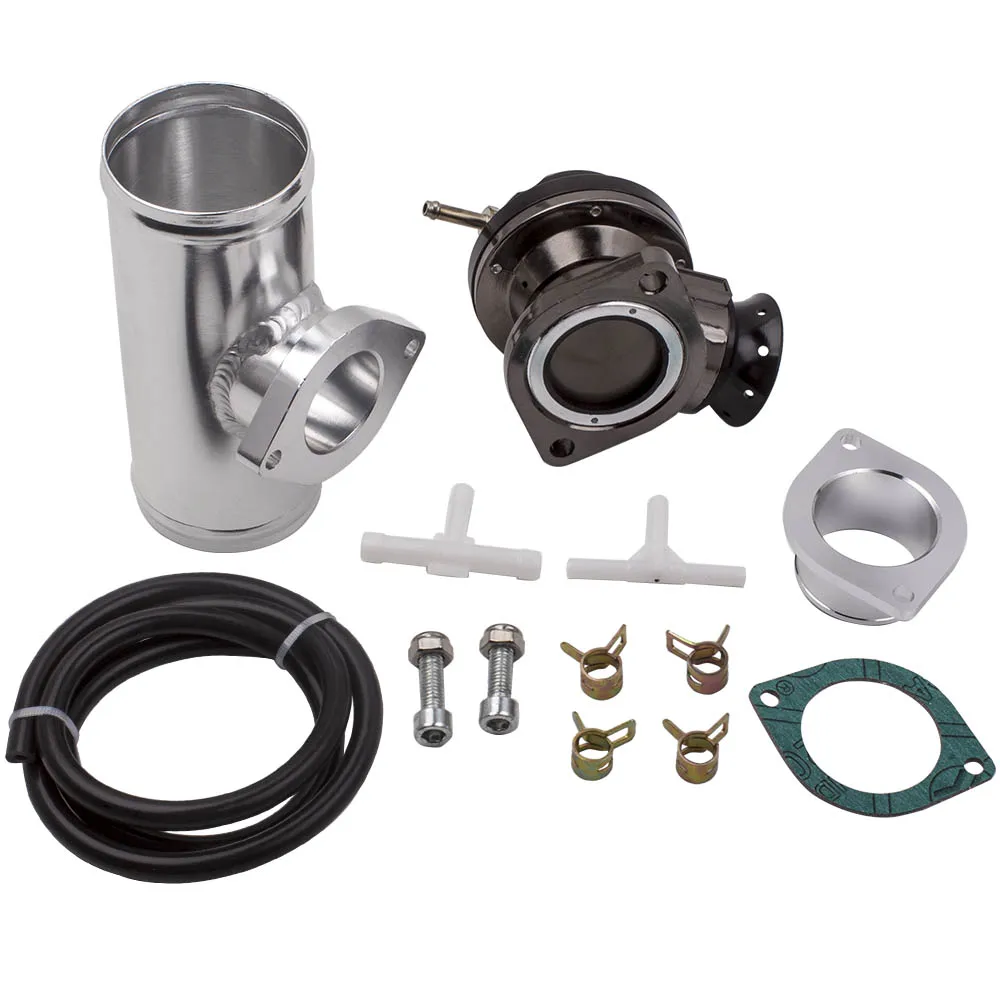 Uniwersalny zawór wydmuchowy Turbo typu RS z możliwością regulacji za pomocą adaptera rurowego z aluminiowym kołnierzem 2,5 cala