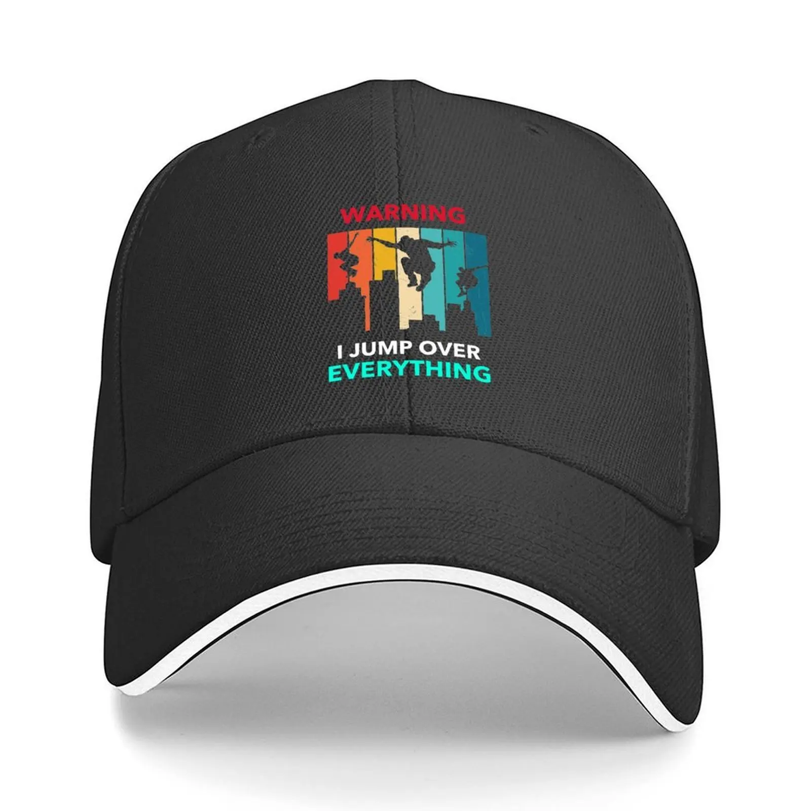 

Stunt Performer, Warning I Jump over Everything Baseball Cap Kids Hat western Hat tea Hat Fishing cap Women's Beach Men's