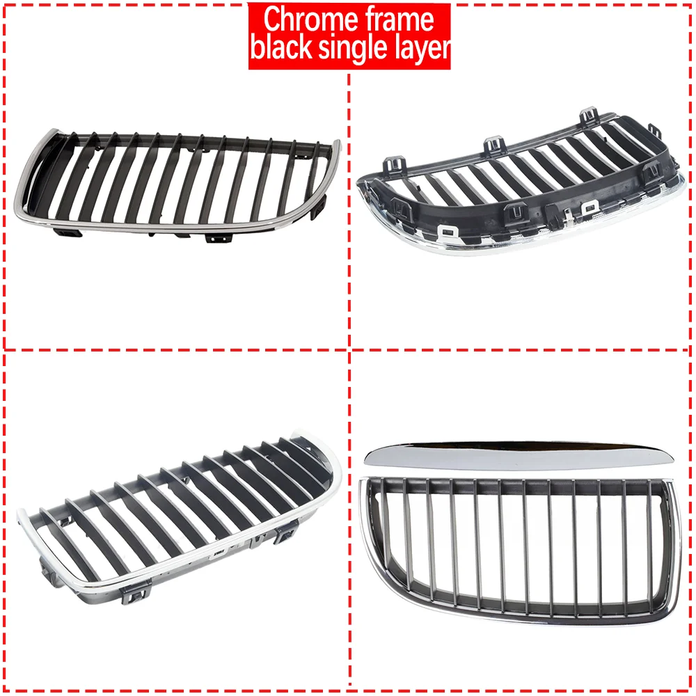 For BMW 3 series E90 E91 2004-2008 E90LCI E91LCI 2009-2012 316d 318i 320i 323i 325i 330d car Racing grills Double kidney grille