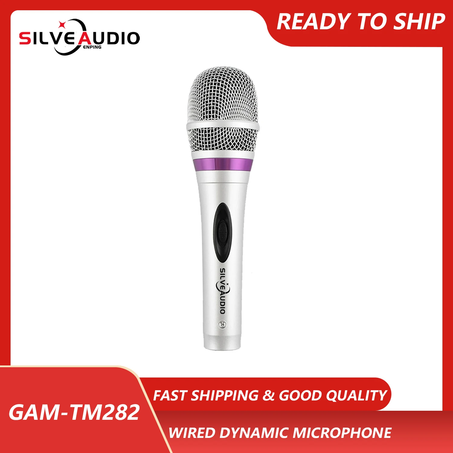 GAM-TM282 Dynamic microphone wired professional for streaming KTV singing Live stage with 6.5mm cable