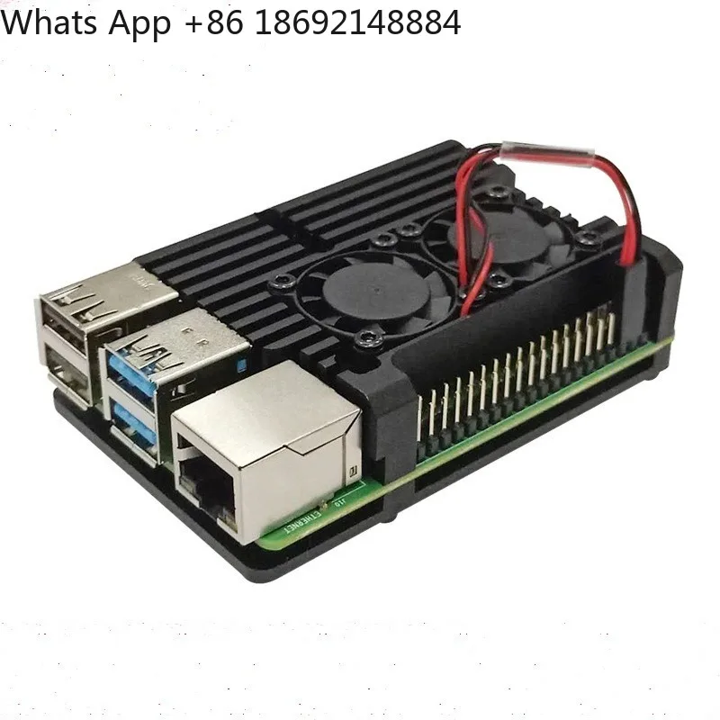 Metal shell, aluminum alloy chassis, aluminum double fan cooling vest