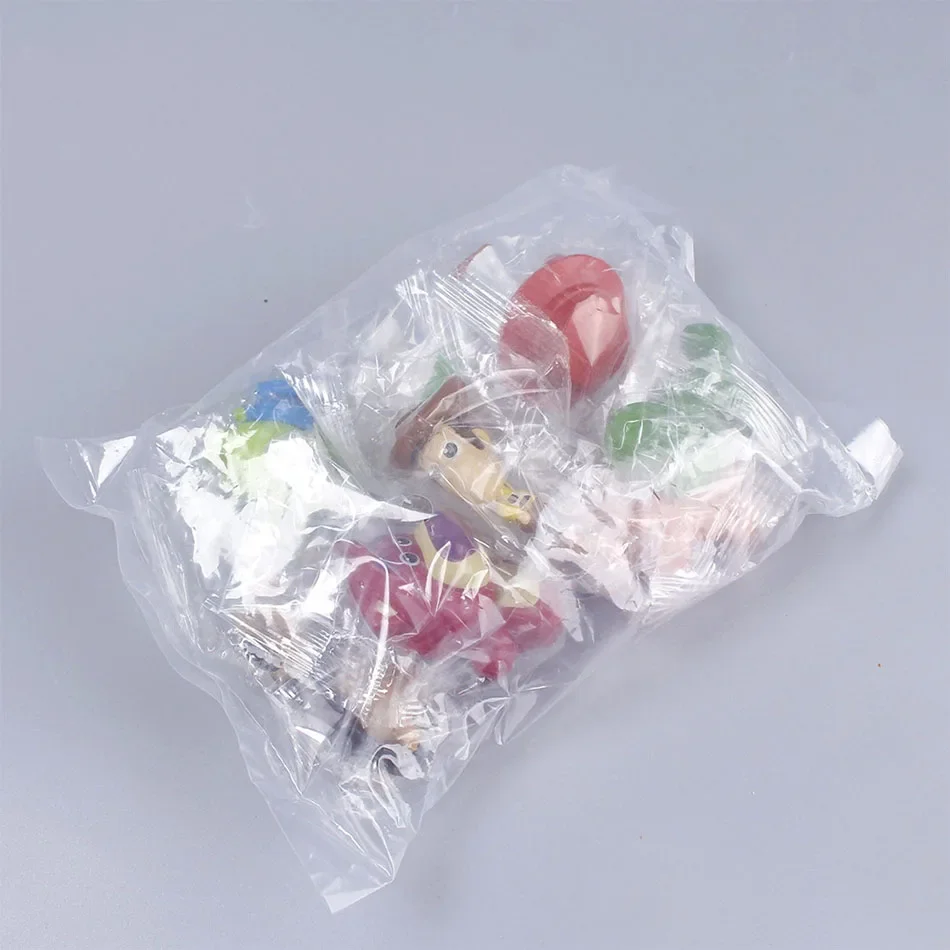 Figura de Anime, 8 Uds., conjunto de juguetes Story 4, Disney, 5cm, Woody Buzz Lightyear, colección de decoración de acción, estatuilla, modelo de juguete para niños