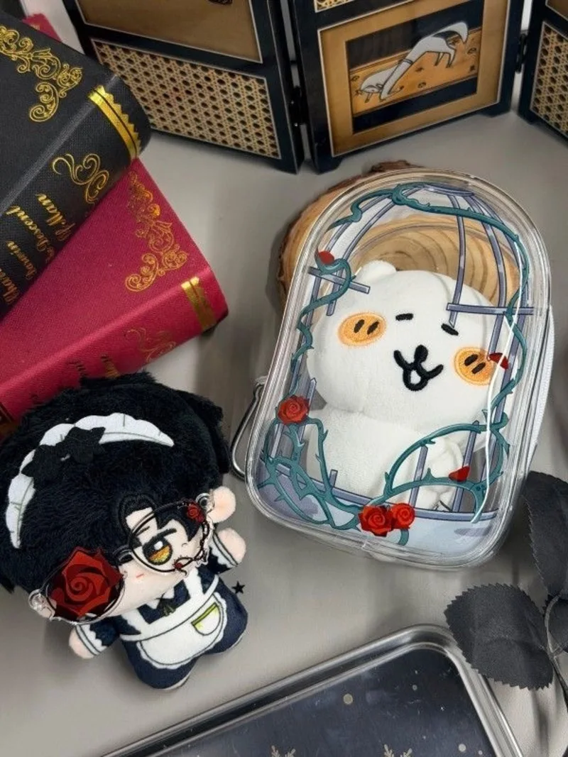 Neues Kreatives Spaßiges Gefängnis-Design Itabag Transparente Tasche für 13cm Puppen Tragbare Klare Schlüsselanhänger-Geschenkbox Sammlerstück-Aufbewahrungstasche – Detail 10