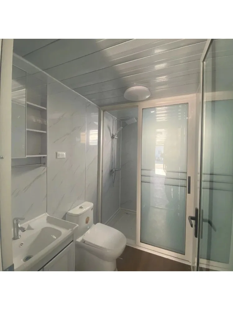 Cost-Effective Prefab Container House Expandable Modular Home 2 Room Mobile Steel Tiny House Ready Made for Family Living