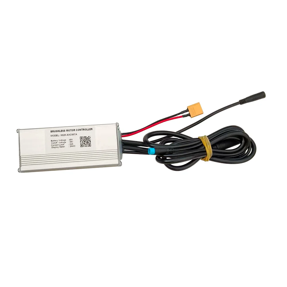 

Electric Bike Brushless Motor Controller X025-AXC007A 48V 22A for 2HAO Protocol Display Electric Scooters MTB Speed Controller