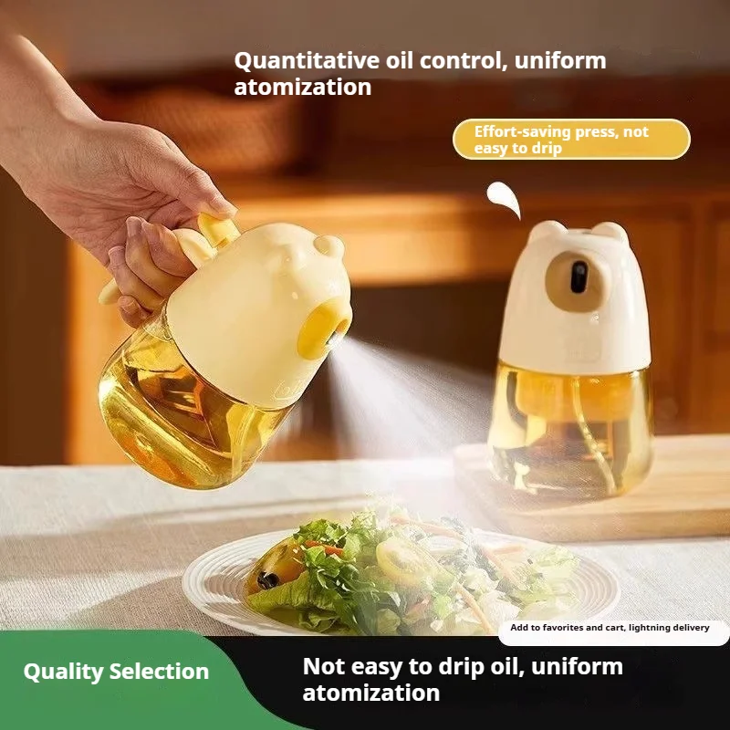 

Food-grade anti-slip atomizing oil spray bottle, kitchen and household anti-leak soy sauce and vinegar condiment bottle