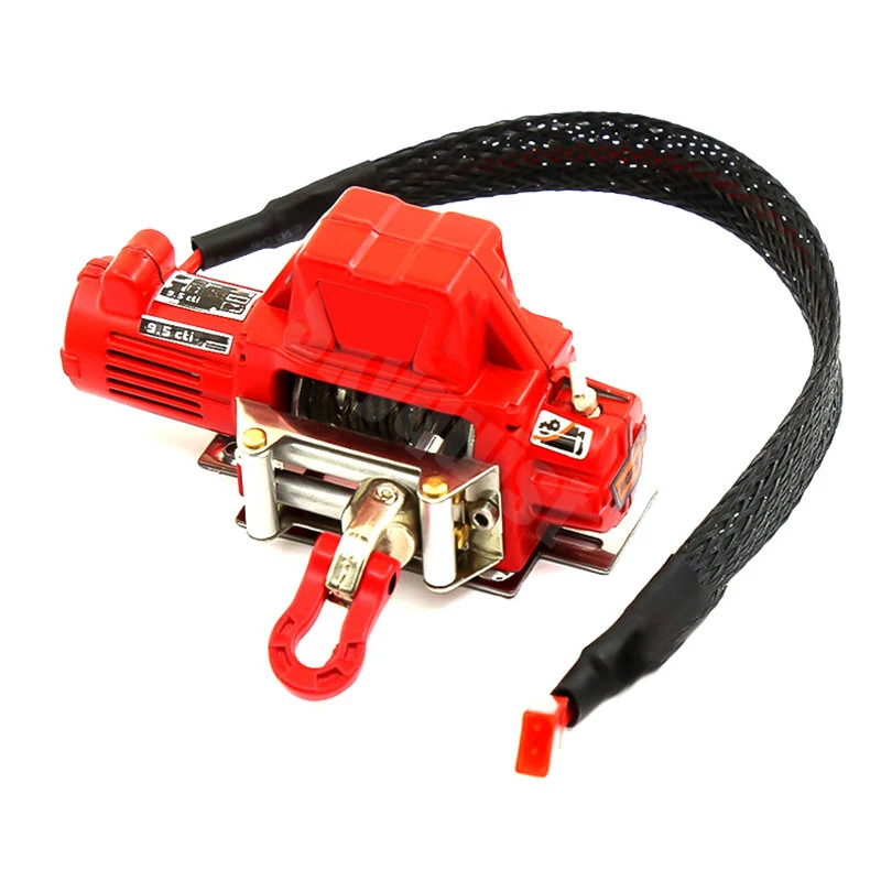 NEW Metal Automatic Winch Wireless Remote Controller System for 1:10 RC Crawler Car Axial SCX10 90046 Traxxas TRX4 Redcat