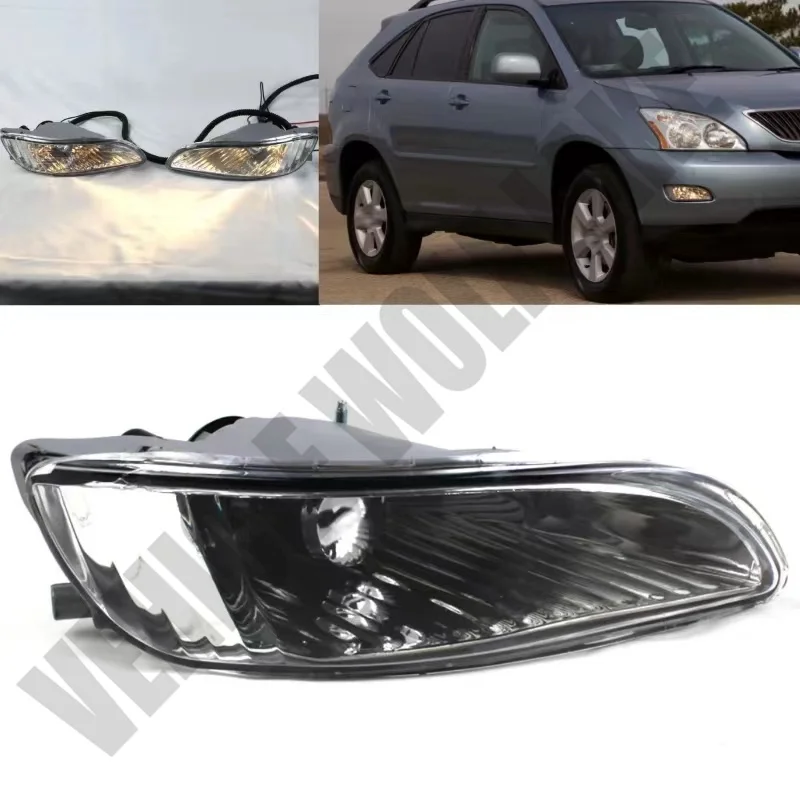 

For Lexus RX330 2004 2005 2006 RX350 2007 2008 2009 Right Side Front Fog Light Fog Lamp with Halogen Bulbs