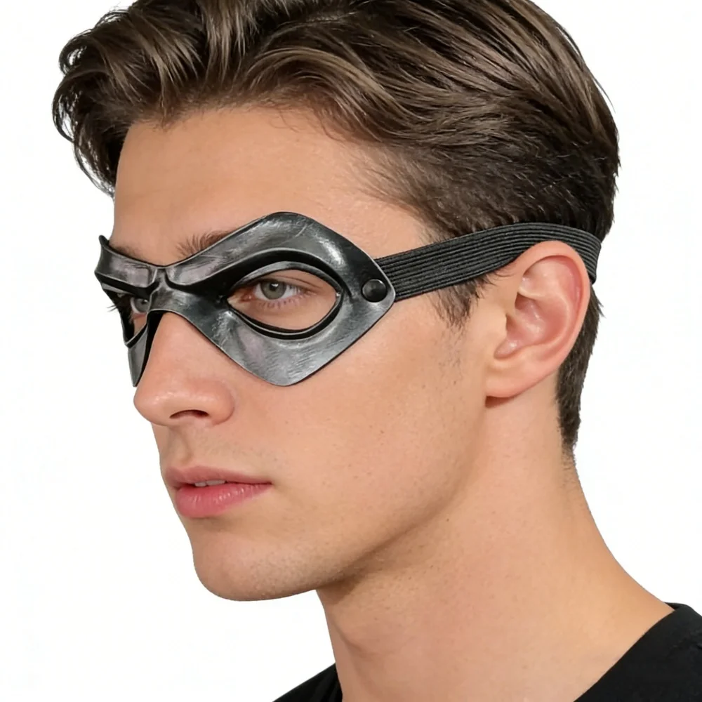 Black Eye Mask Superhero Masquerade Masks for Women Mens Cosplay Costume Accessories for Party Dress Up Cosplay Props