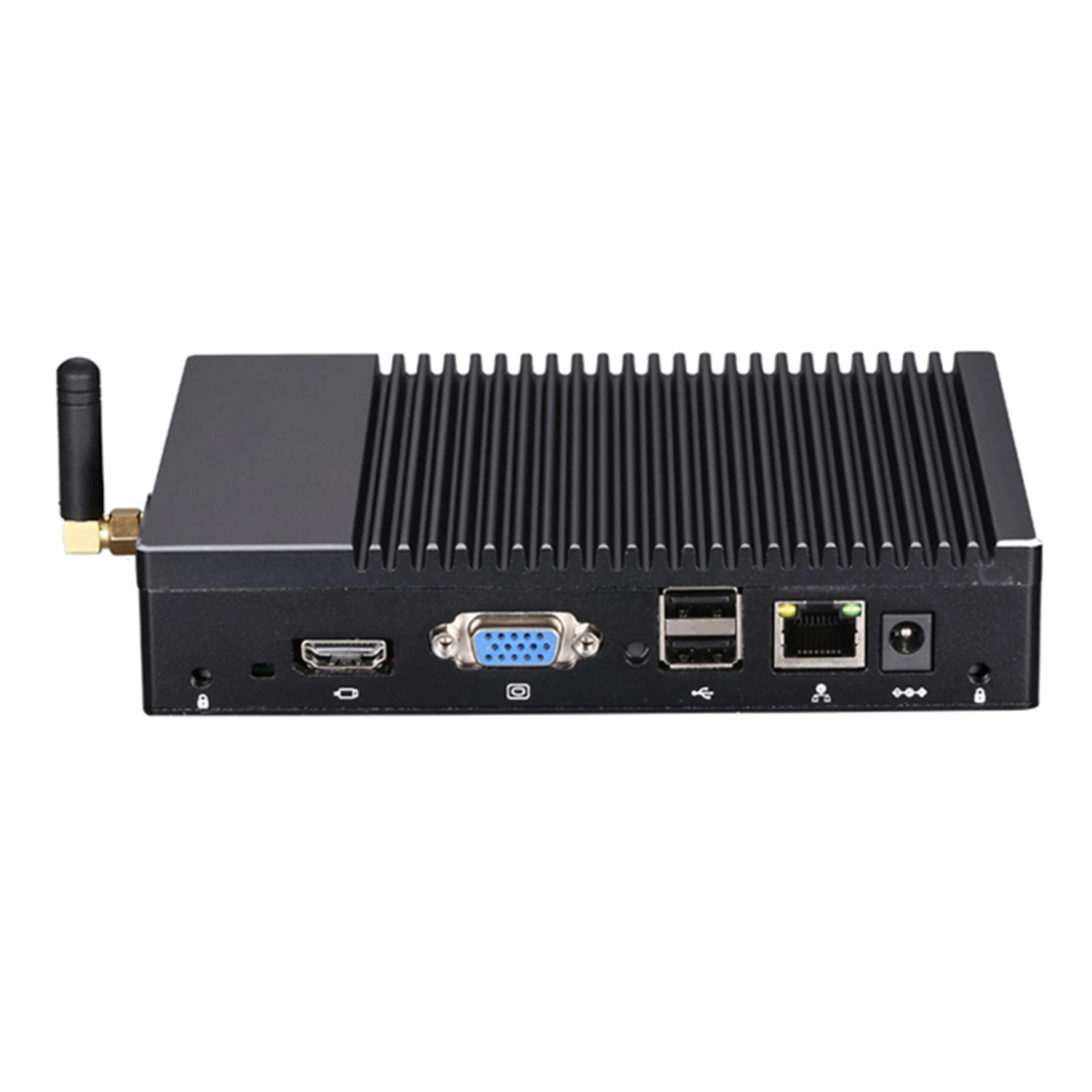 Amd A6-1450 Fanless Mini Pc 8Gb 512Gb HD8250 Barebone Htpc Ondersteuning Hd Vga 1000M Lan 6 * usb Office Mini Desktop Computer Windows10