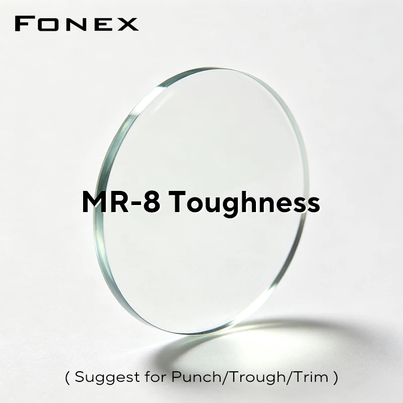 1.61 MR-8 High Quality Toughness Thinner Super-Tough Optical Lenses Aspheric Lens (Suggest for Punch/Trough/Trim) Customized