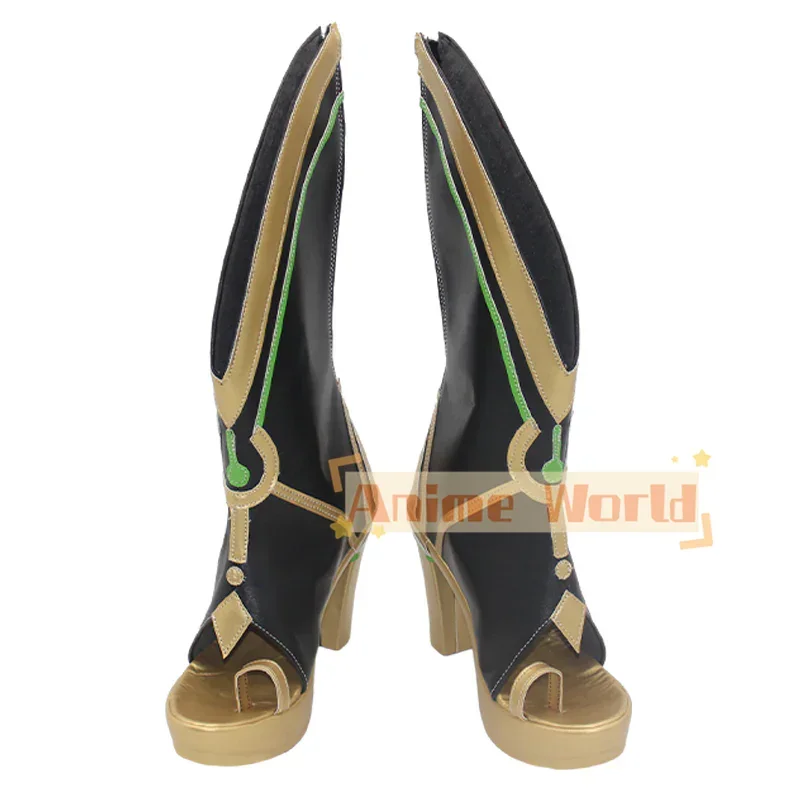 Genshin Impact Eremite Anello floreale-ballerino Scarpe cosplay Stivali di carnevale di Halloween realizzati su misura