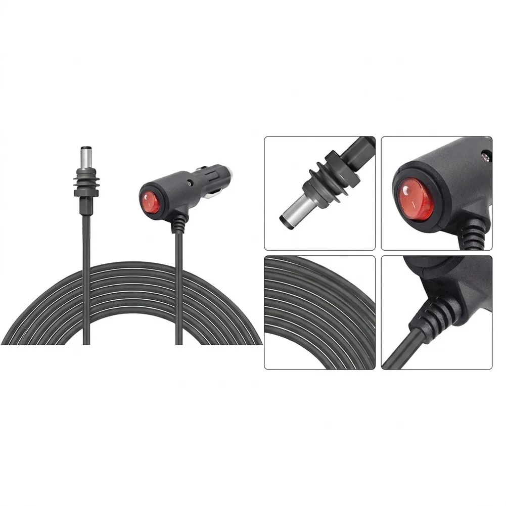 3M/5M for mini DC Power Cable Direct To Cigaretter 12V Adapter Cable For Starlink With On Off Switch Car Accessories