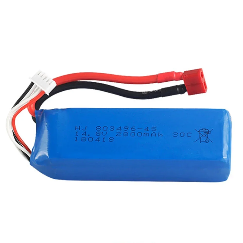 High Power 14.8V 2800mAh 30C 4S Lipo battery T Plug for Feilun FT010 FT011 Remote Control boat Helicopter Quadcopter toy parts