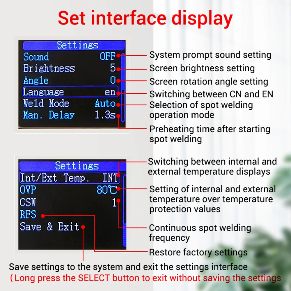 Mini Spot Welder Control Board Portable Spot Welding Machine Digital Display Adjustable Spot Welder With Transmission Module