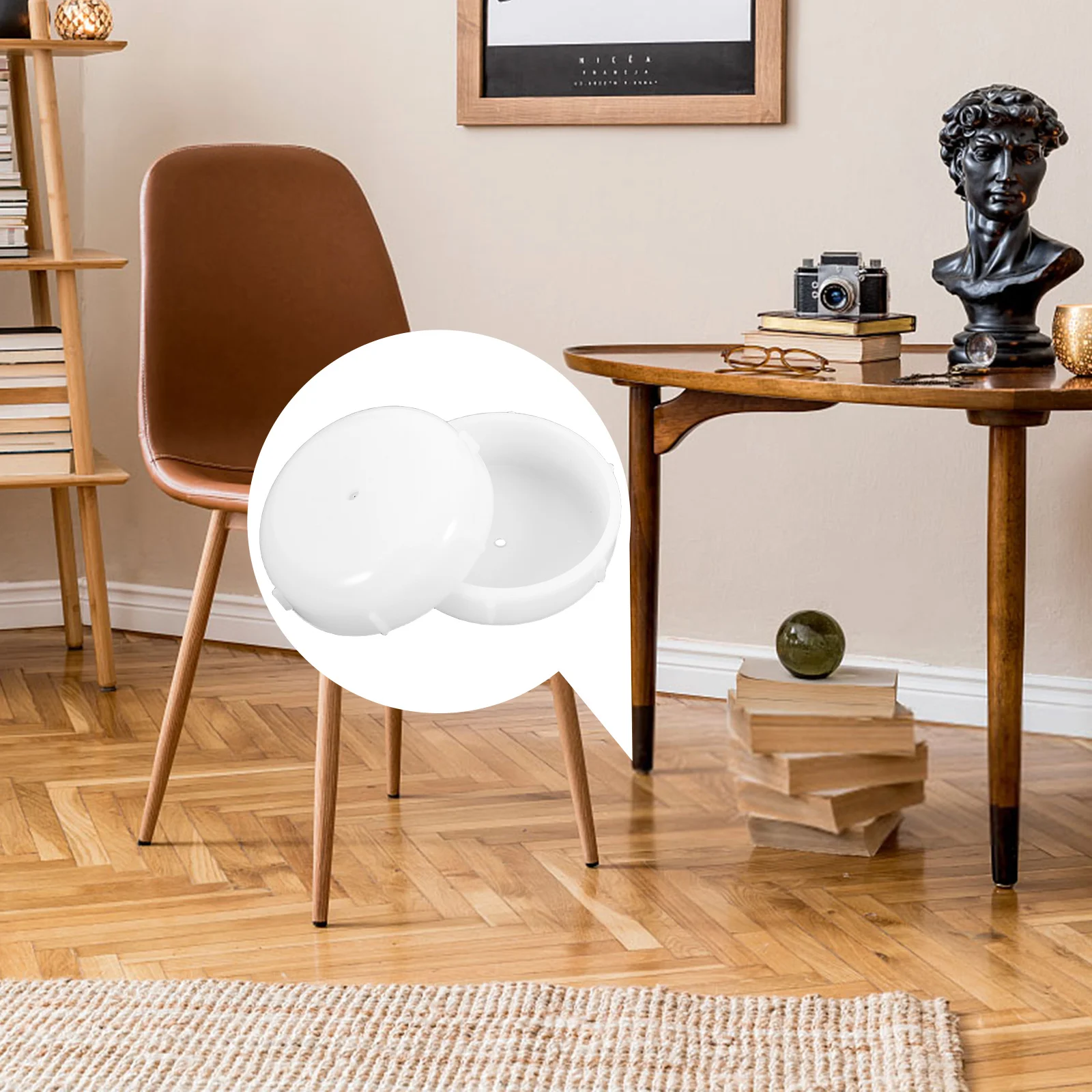 

80pcs Iron Craft Furniture Leg Caps Plastic Chair Glides For Outdoor Table Legs Easy Install Floor Protectors For Chairs