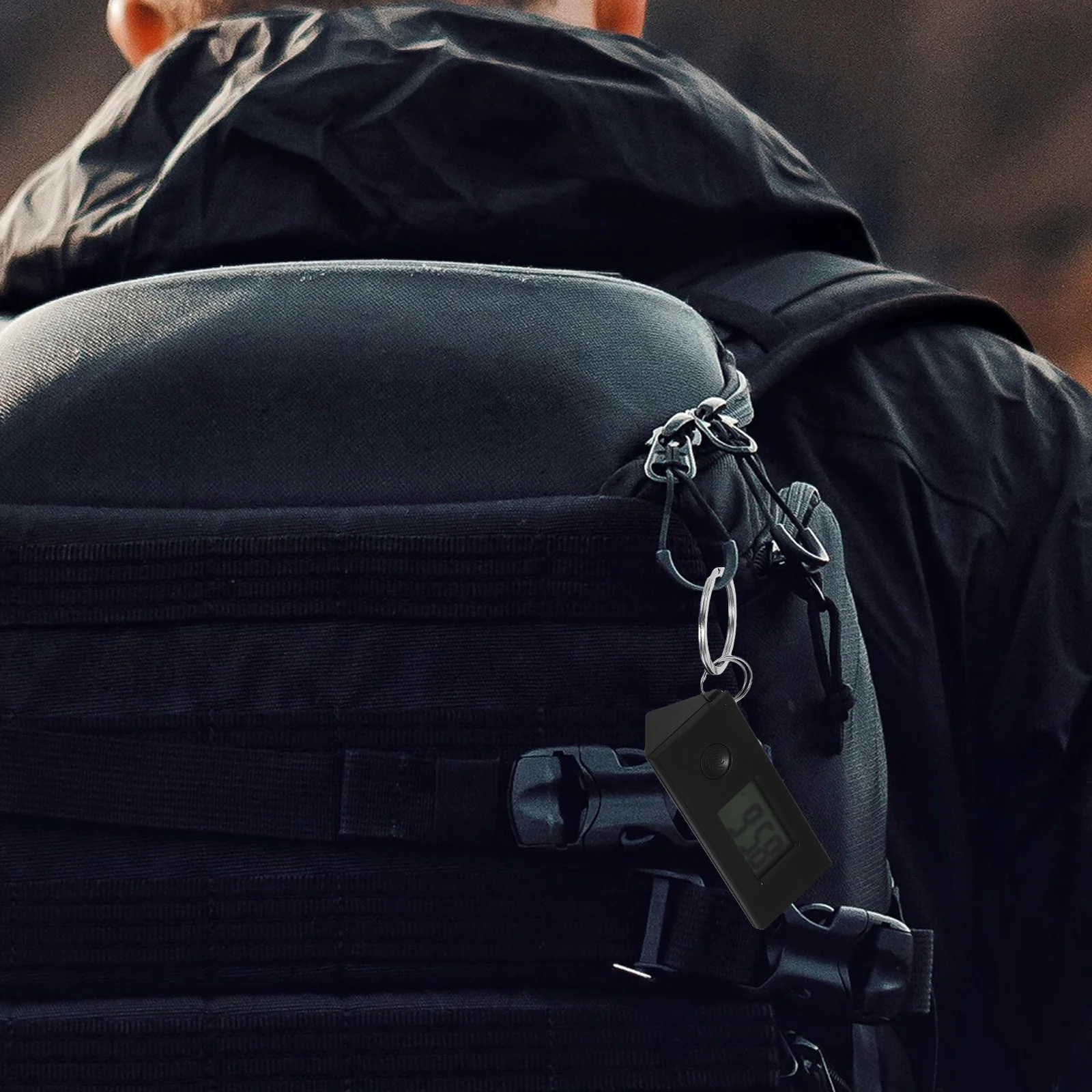 

Digital Portable Keychain Watch for Students Kids Luminous Silent Display Backpack Hanging Exam Use Decorative Pocket Watch