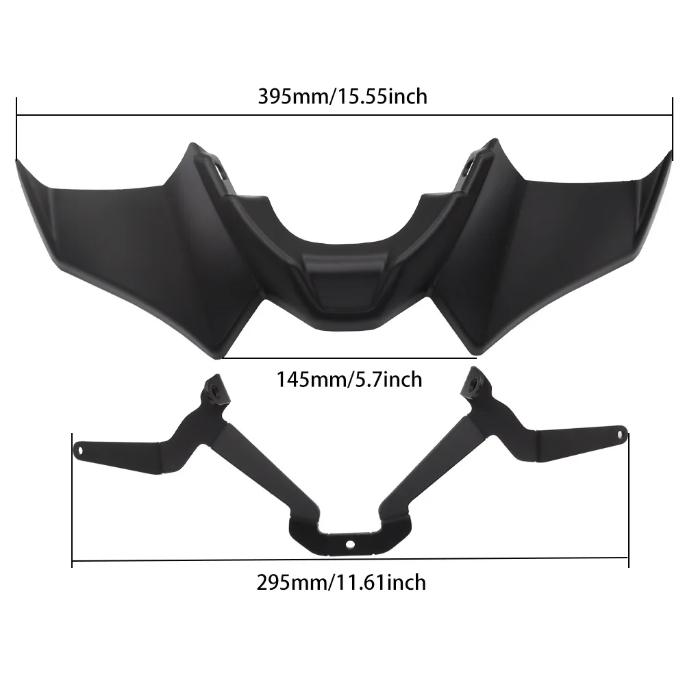 

​For YAMAHA NEW MT-07 2021-2023 MT07 21-23 Motorcycle Sport Downforce Naked Front Spoilers Aerodynamic Wing Deflector